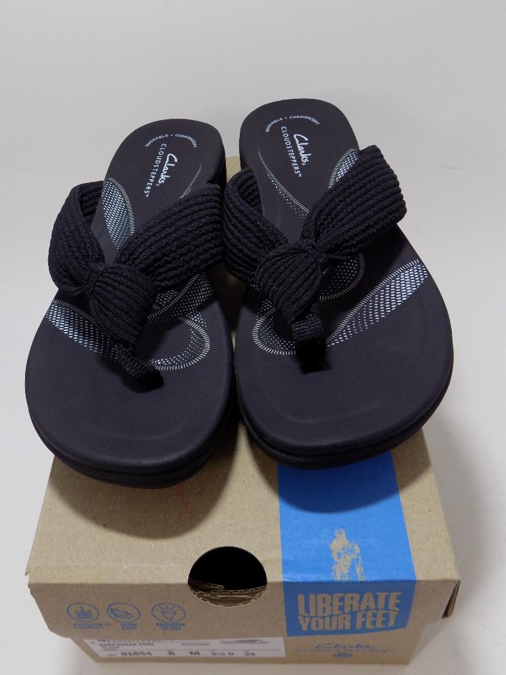 Clarks Breezerae Erin Wedge Sandal Women's- Size 8 - Picture 3 of 8